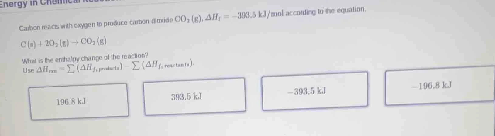 energy in chemical reactions carbon reacts with oxygen to produce carbo…