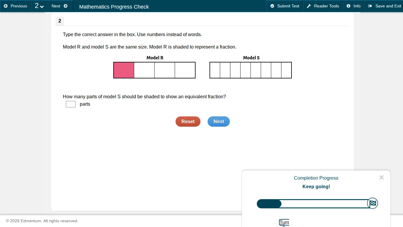 type the correct answer in the box. use numbers instead of words. model…