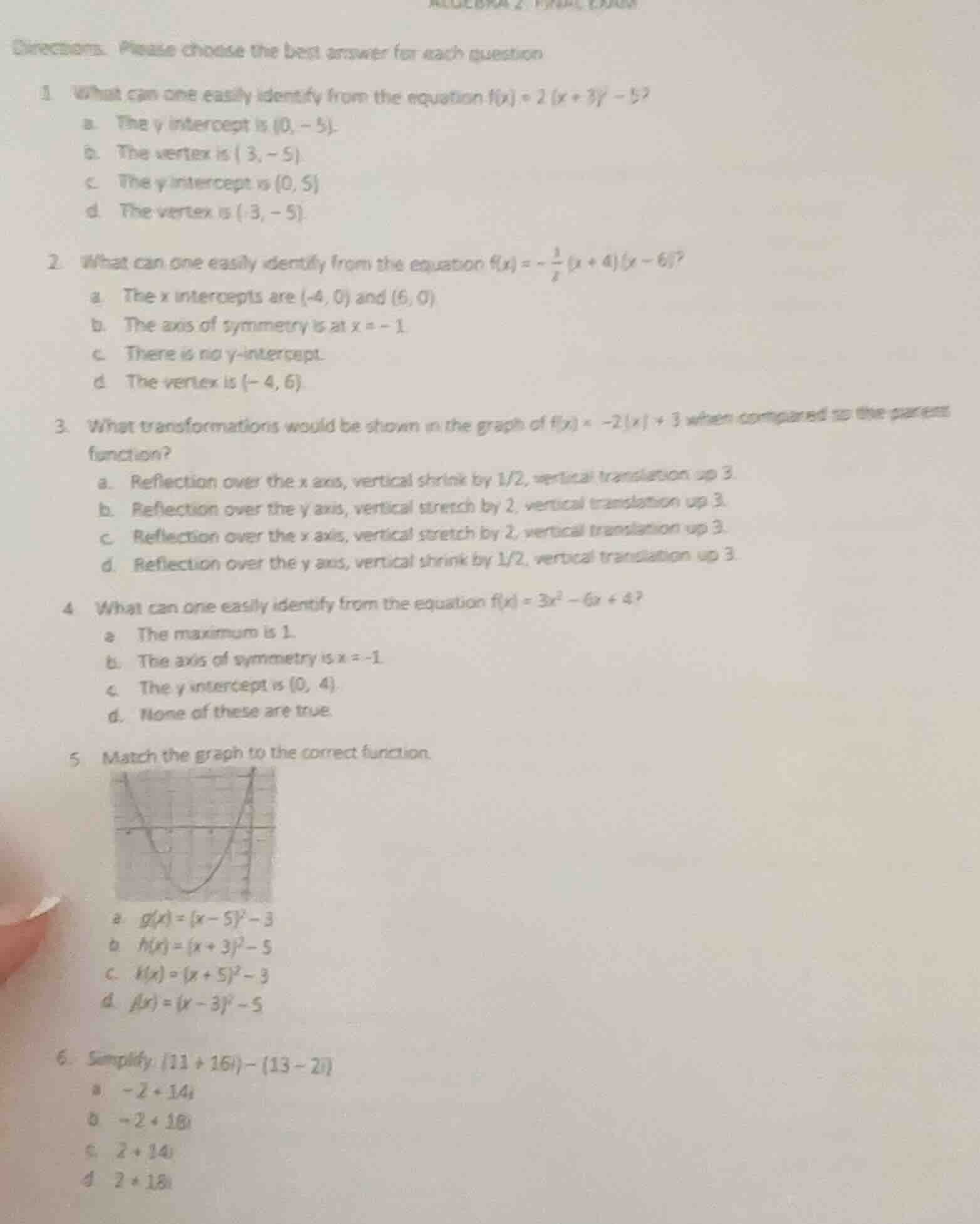 directions. please choose the best answer for each question 1. what can…