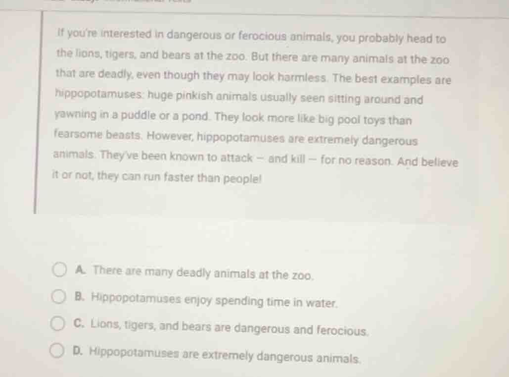 if youre interested in dangerous or ferocious animals, you probably hea…