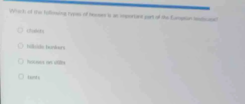 which of the following types of houses is an important part of the euro…