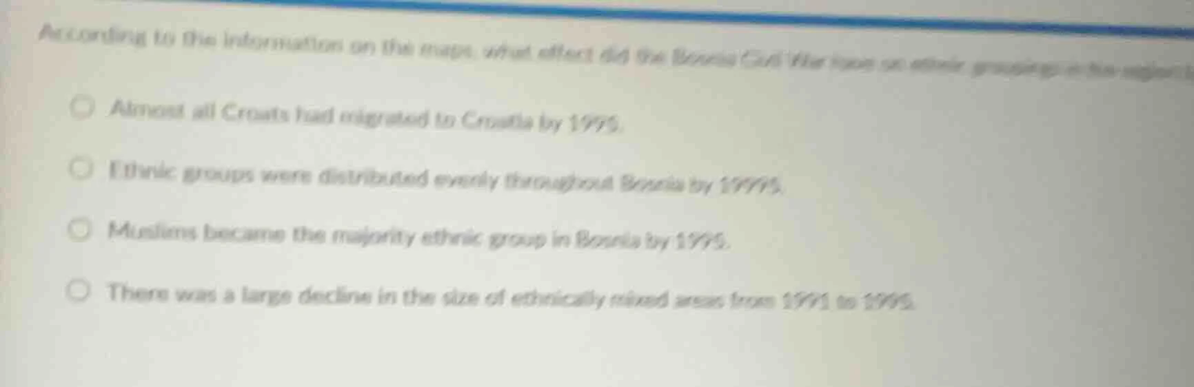 according to the information on the maps, what effect did the bosnian c…