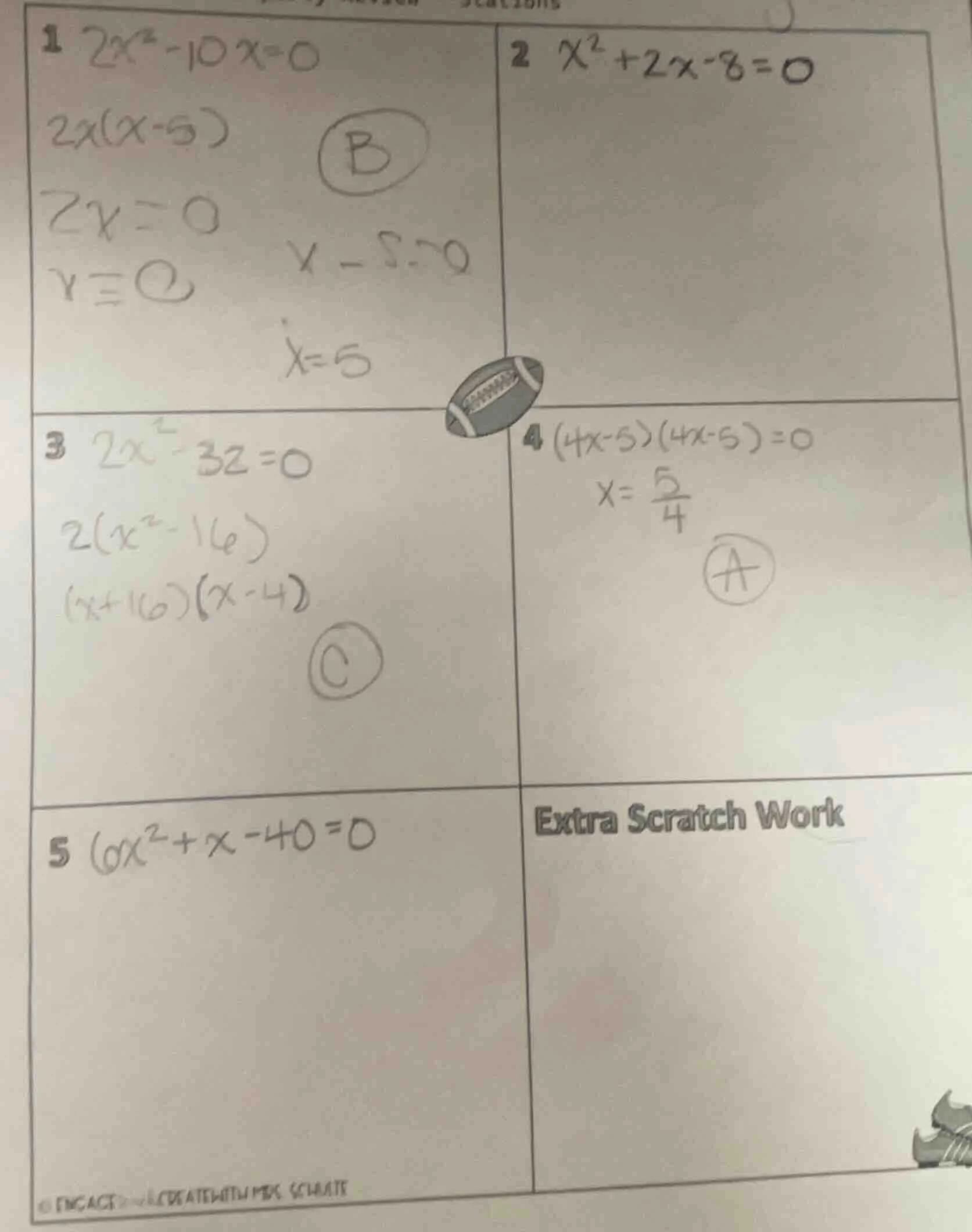 1. $2x^2 - 10x = 0$ $2x(x - 5)$ $2x = 0$ $x - 5 = 0$ $x = 0$ $x = 5$ 2.…