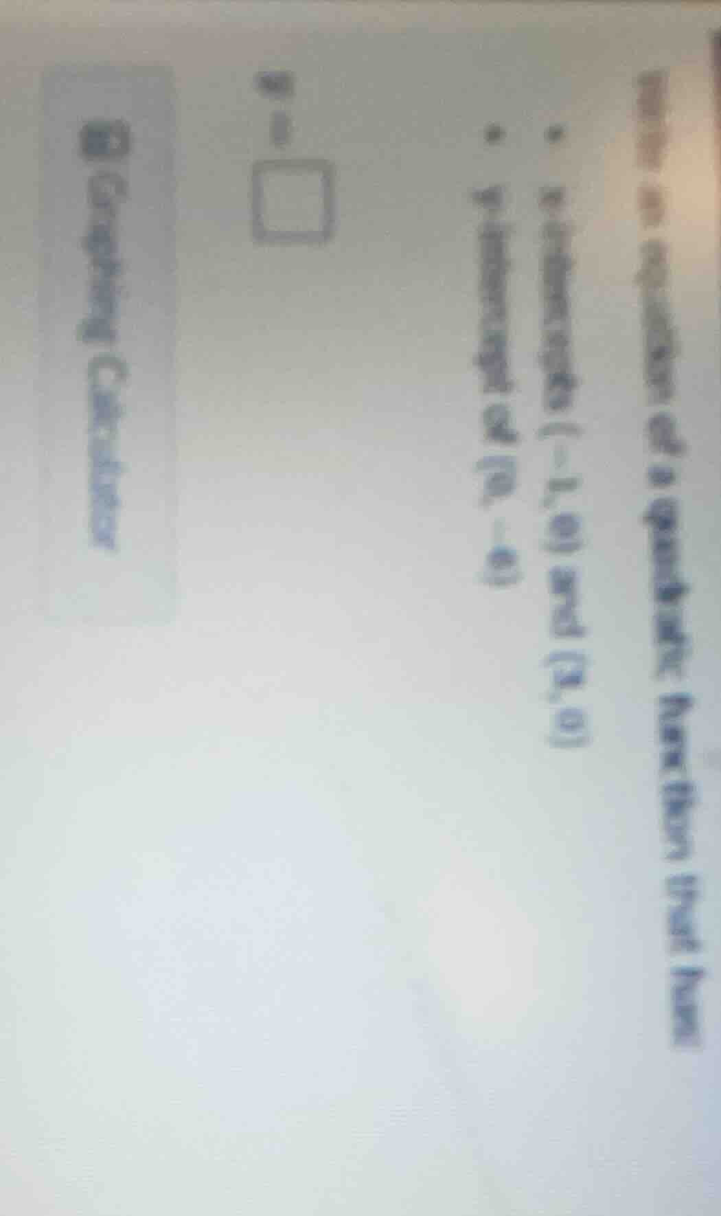 the image text is unclear, but appears to involve a math problem with p…