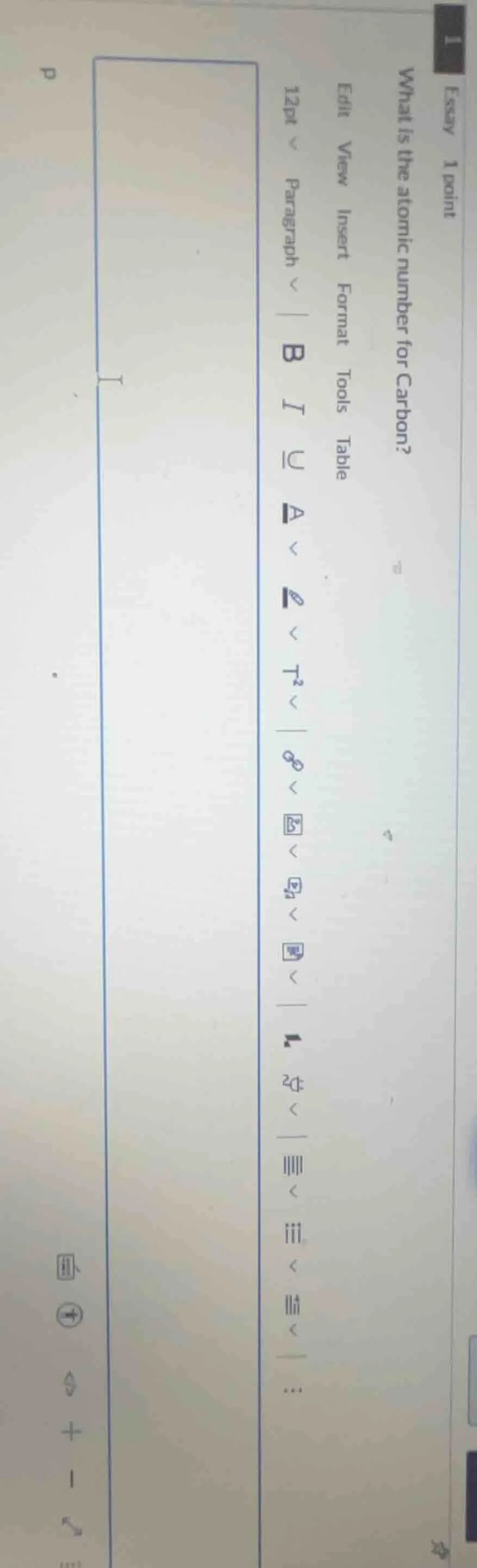 what is the atomic number for carbon?