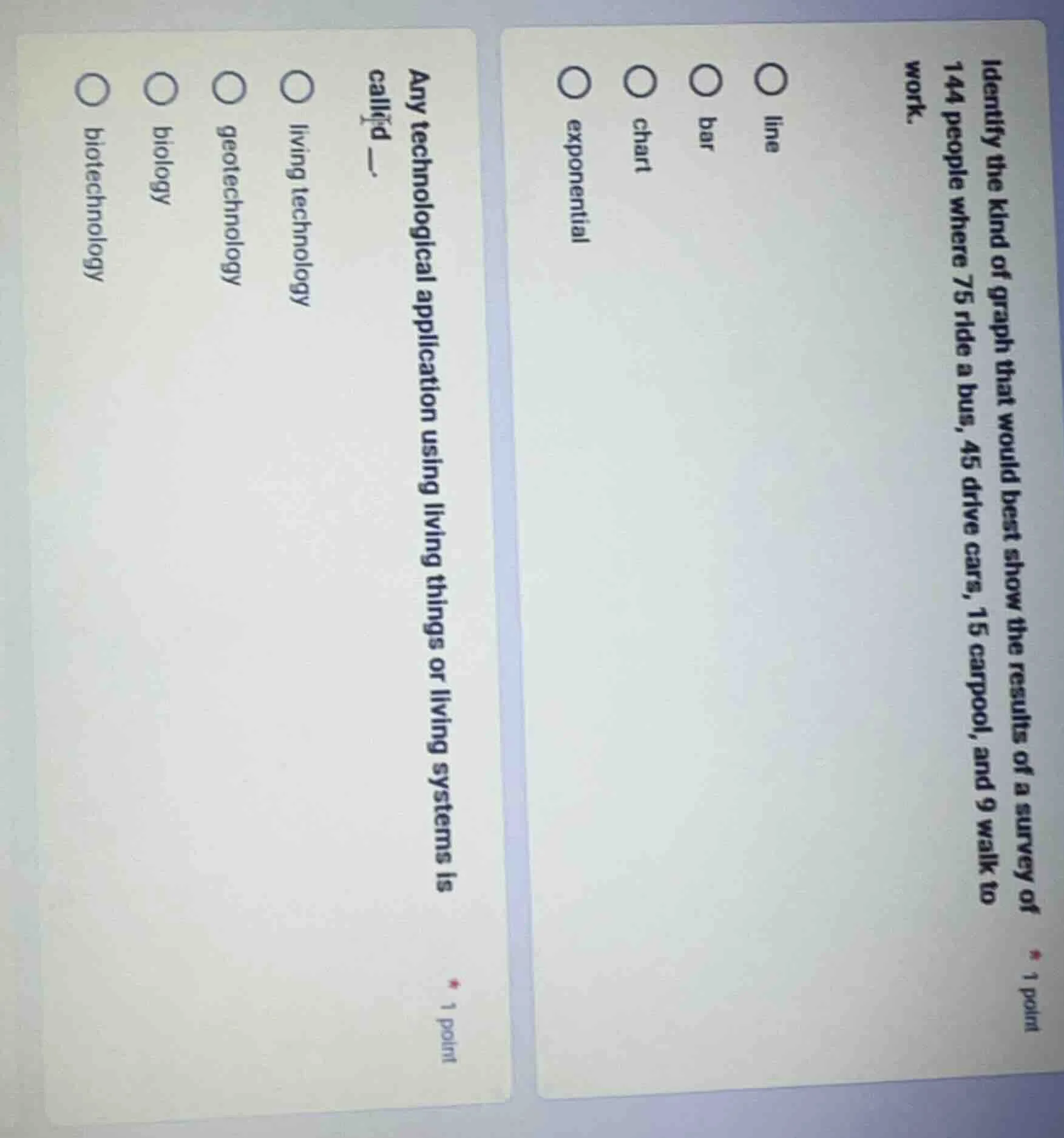 any technological application using living things or living systems is …