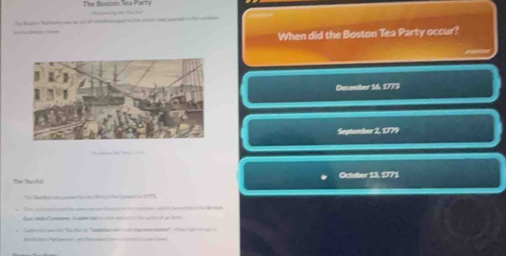 the boston tea party protesting the tea act the boston tea party was an…