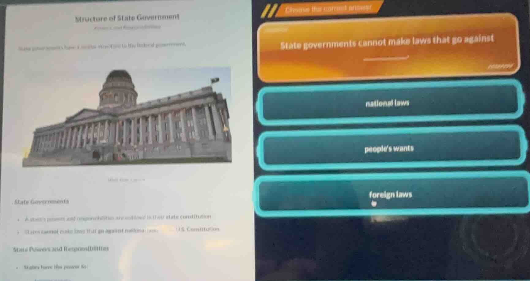 structure of state government state governments have a similar structur…