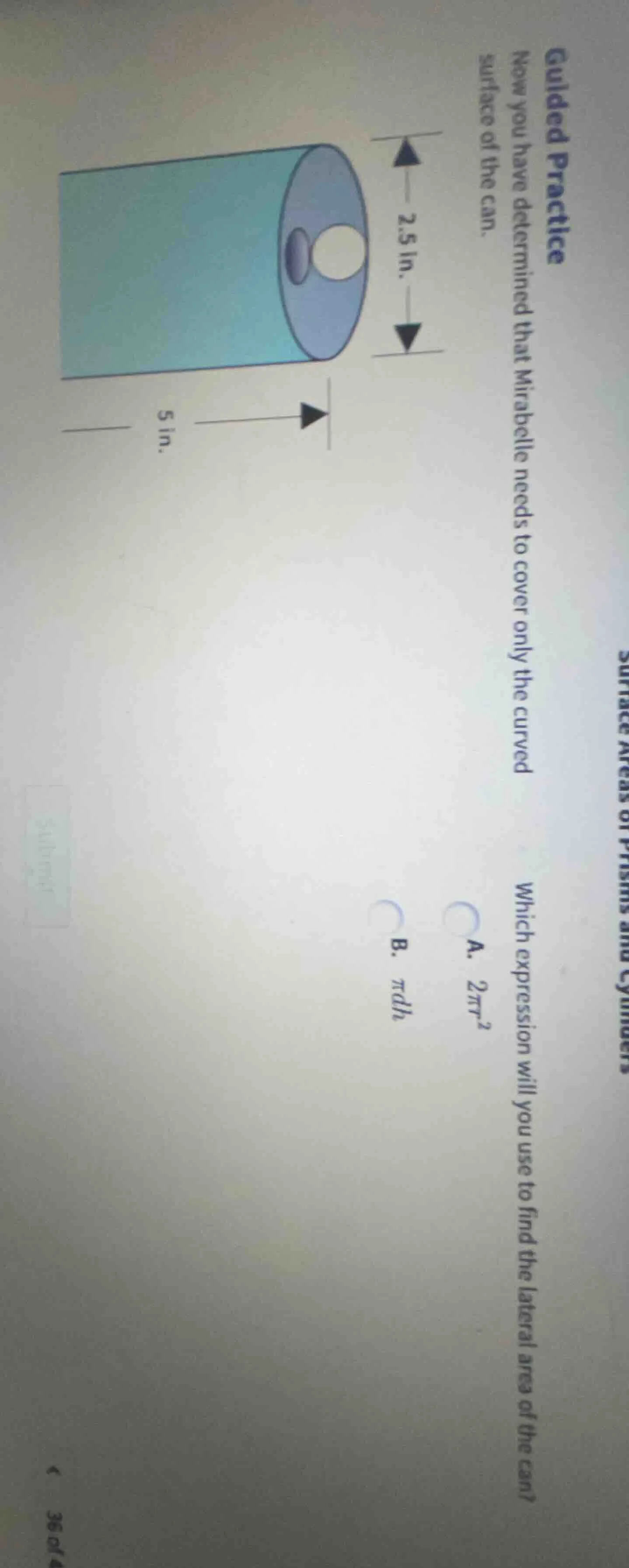 guided practice now you have determined that mirabelle needs to cover o…