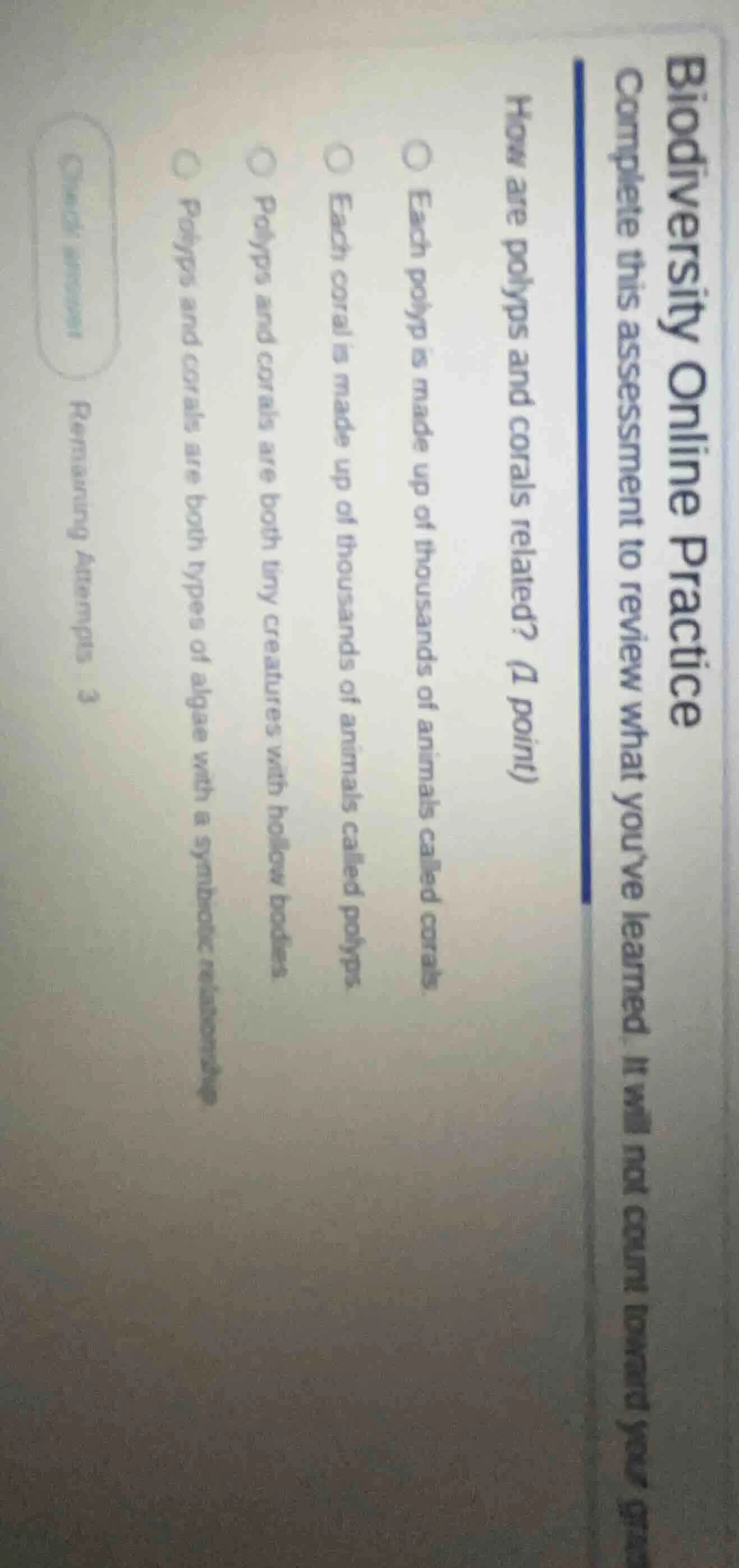 biodiversity online practice complete this assessment to review what yo…