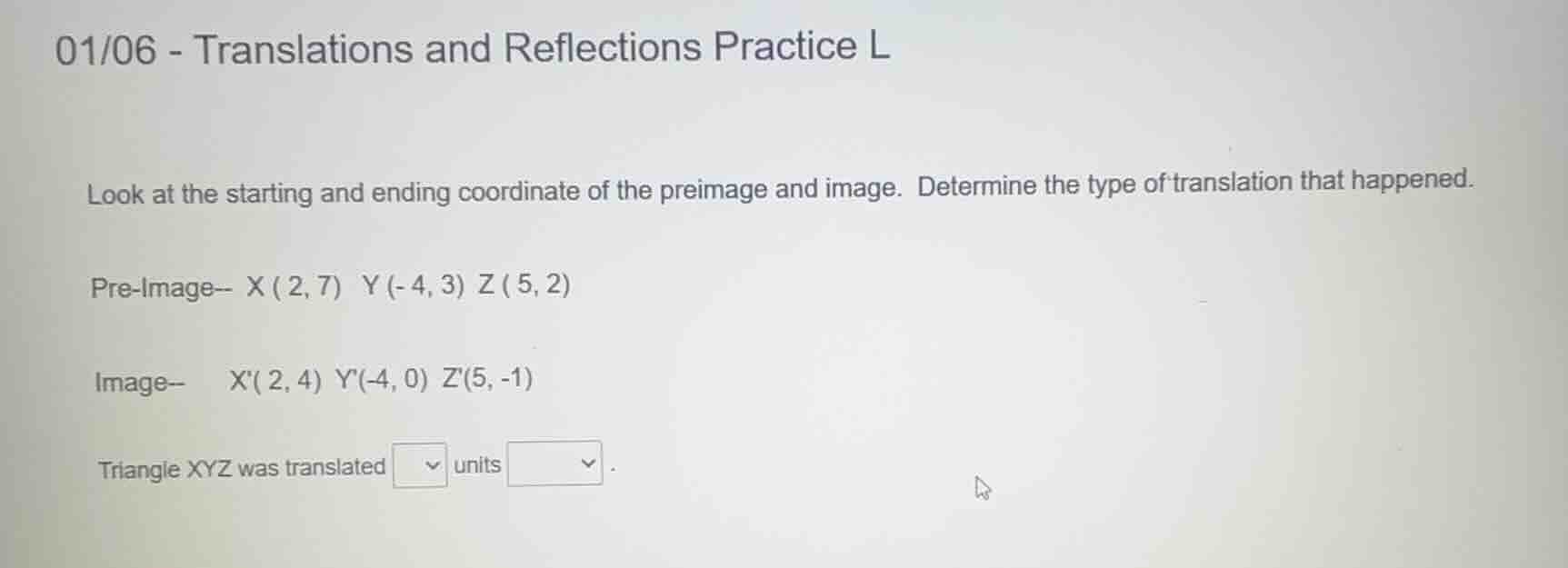 01/06 - translations and reflections practice l look at the starting an…