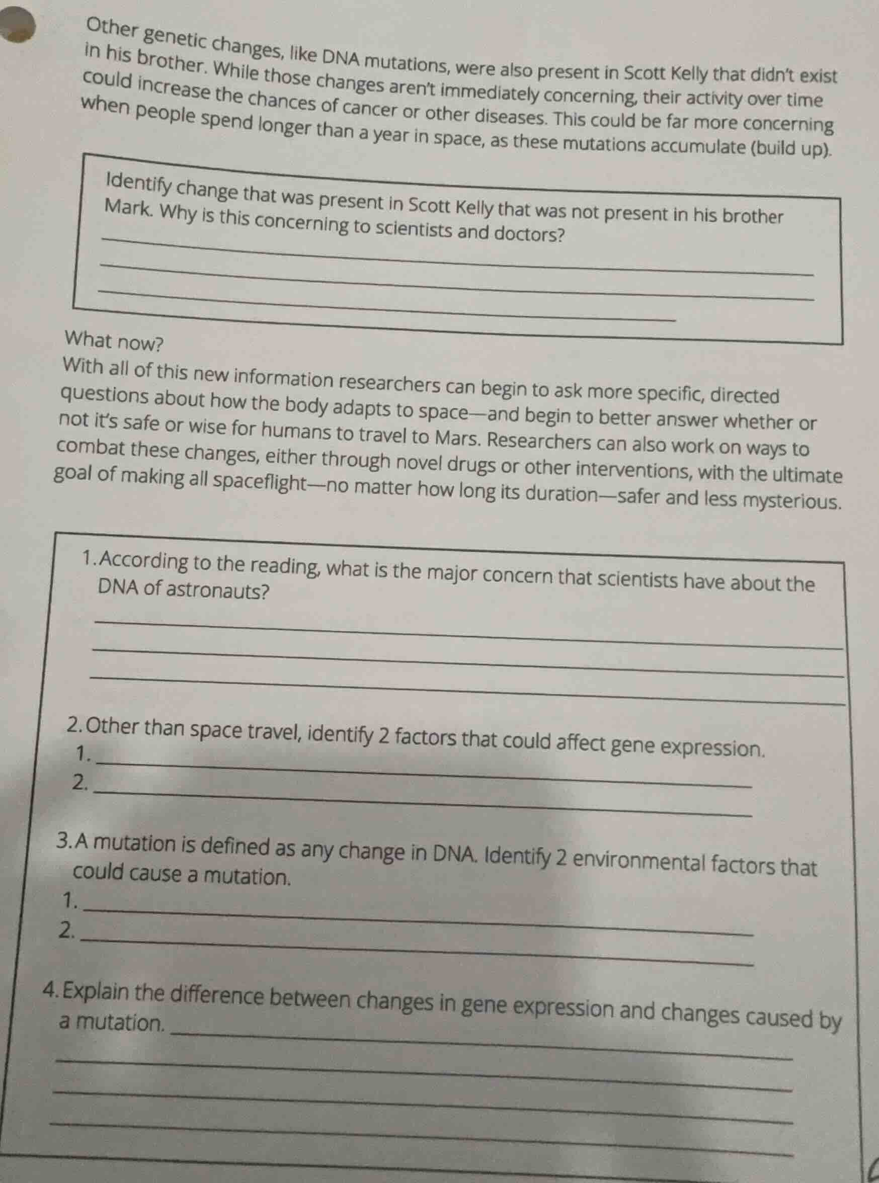 other genetic changes, like dna mutations, were also present in scott k…