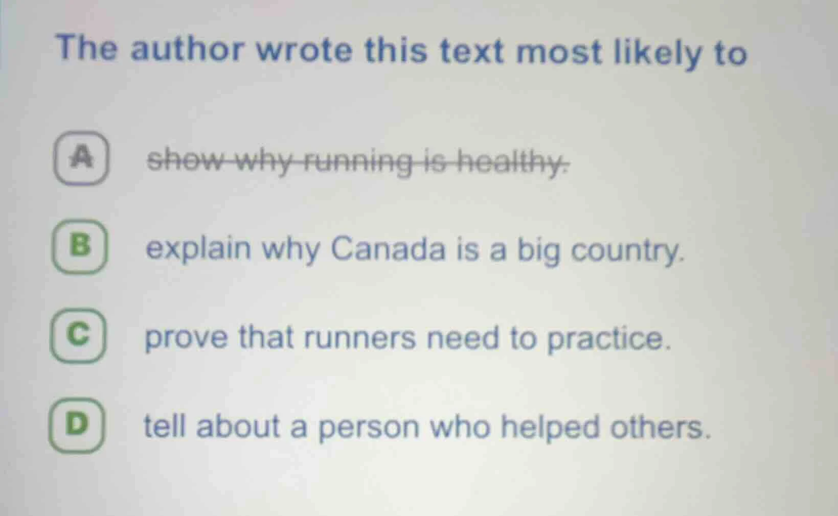 the author wrote this text most likely to a show why running is healthy…