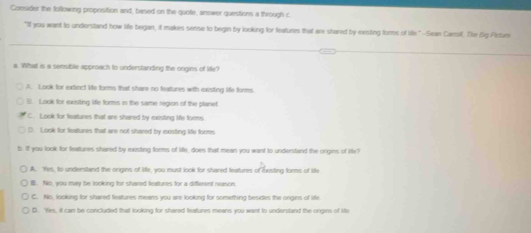 consider the following proposition and, based on the quote, answer ques…