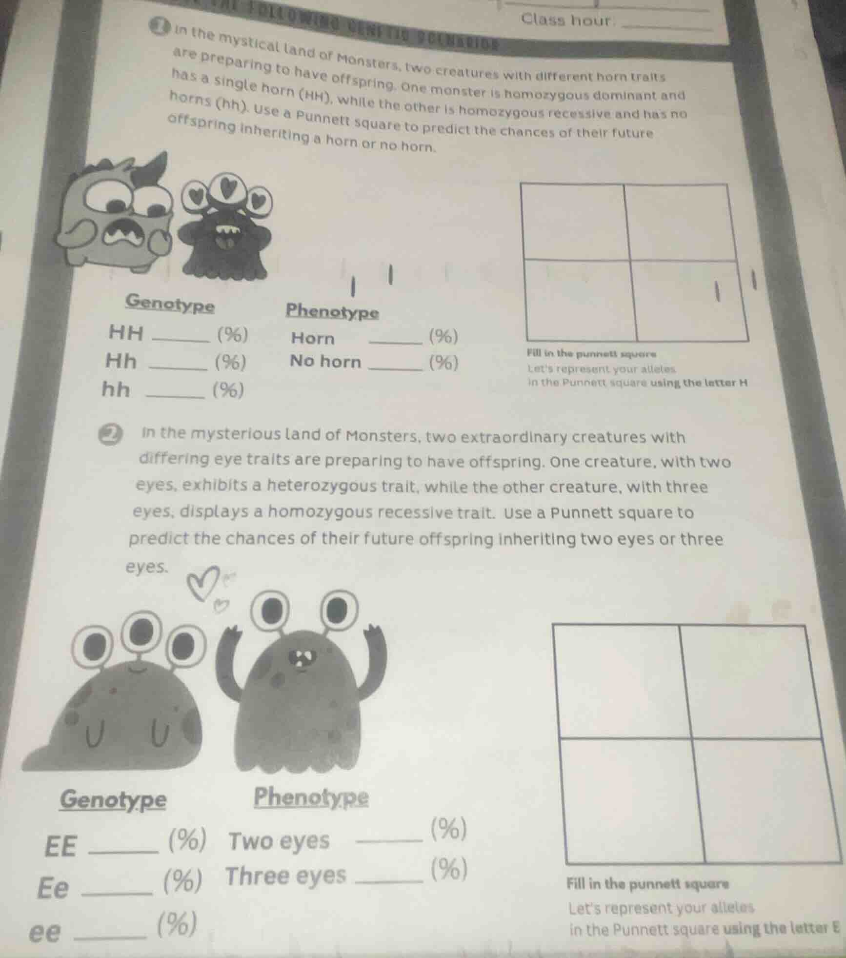 1 in the mystical land of monsters, two creatures with different horn t…