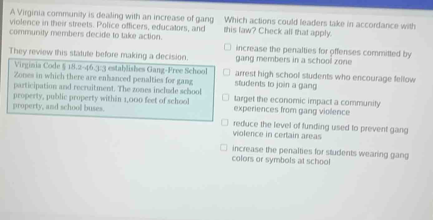 a virginia community is dealing with an increase of gang violence in th…