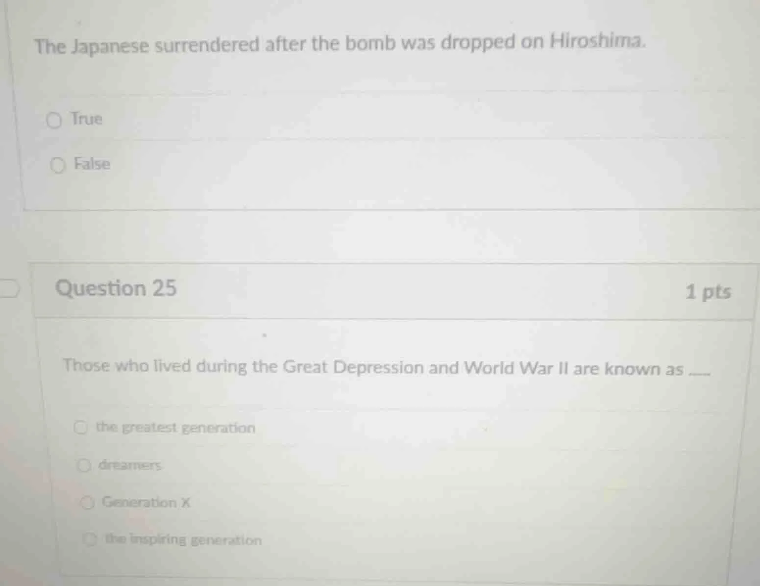 the japanese surrendered after the bomb was dropped on hiroshima. true …