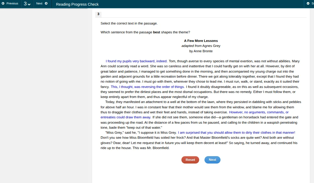 select the correct text in the passage. which sentence from the passage…