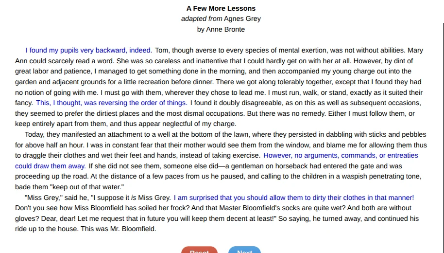 a few more lessons adapted from agnes grey by anne bronte i found my pu…
