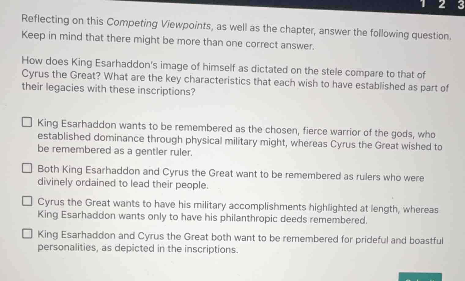 reflecting on this competing viewpoints, as well as the chapter, answer…
