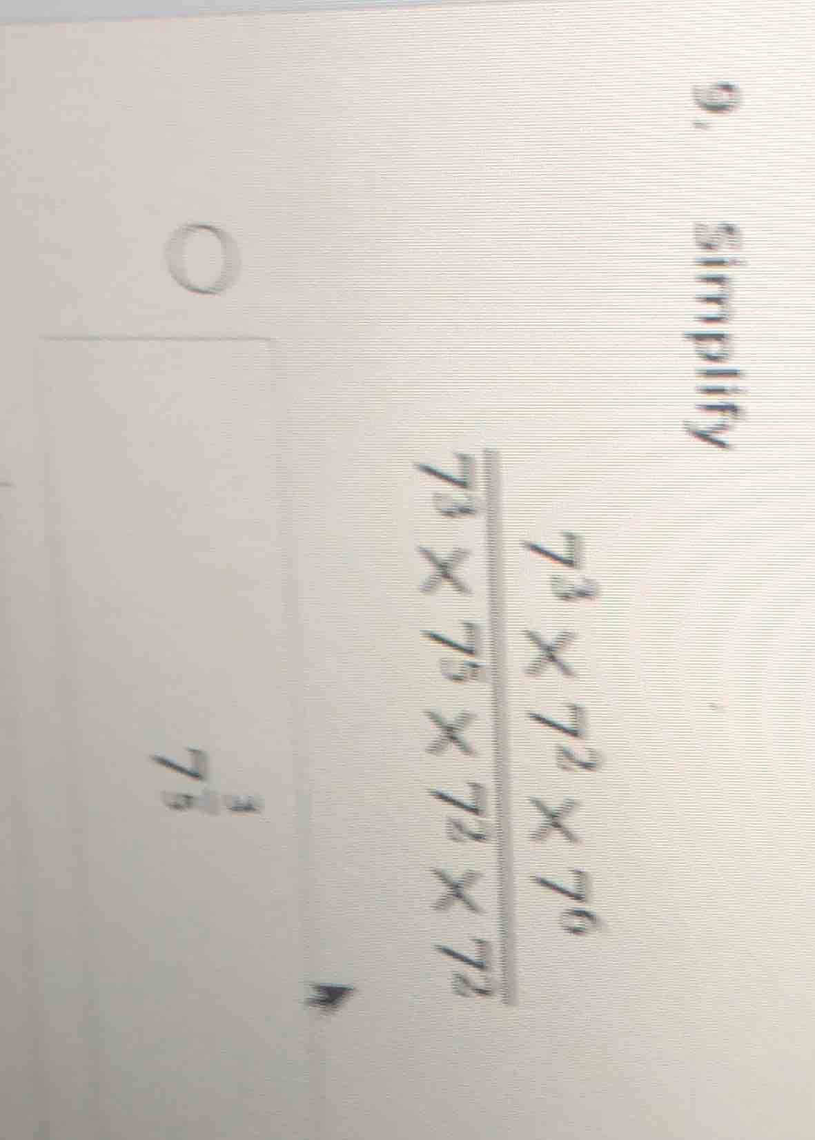 9. simplify \\(\\frac{7^3 \\times 7^2 \\times 7^6}{7^3 \\times 7^5 \\ti…
