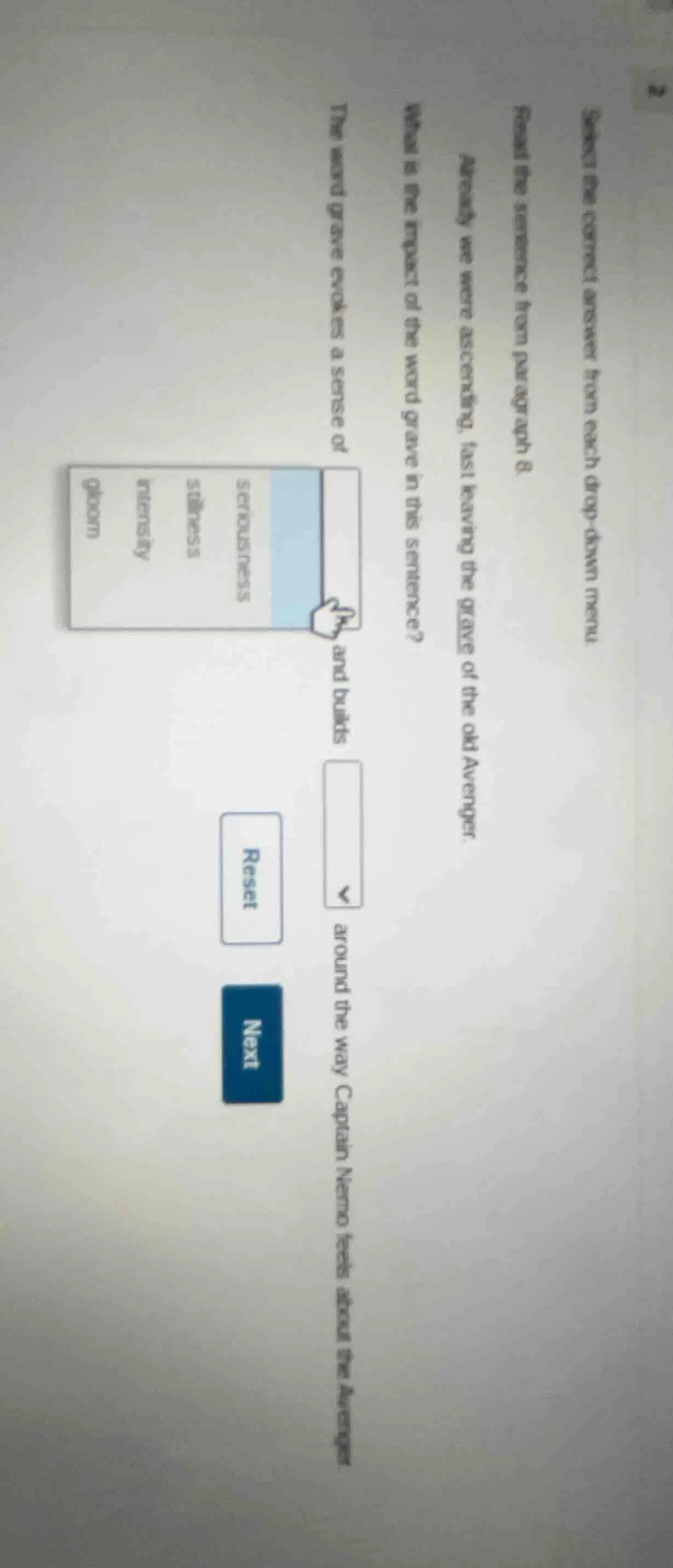 select the correct answer from each drop - down menu. read the sentence…
