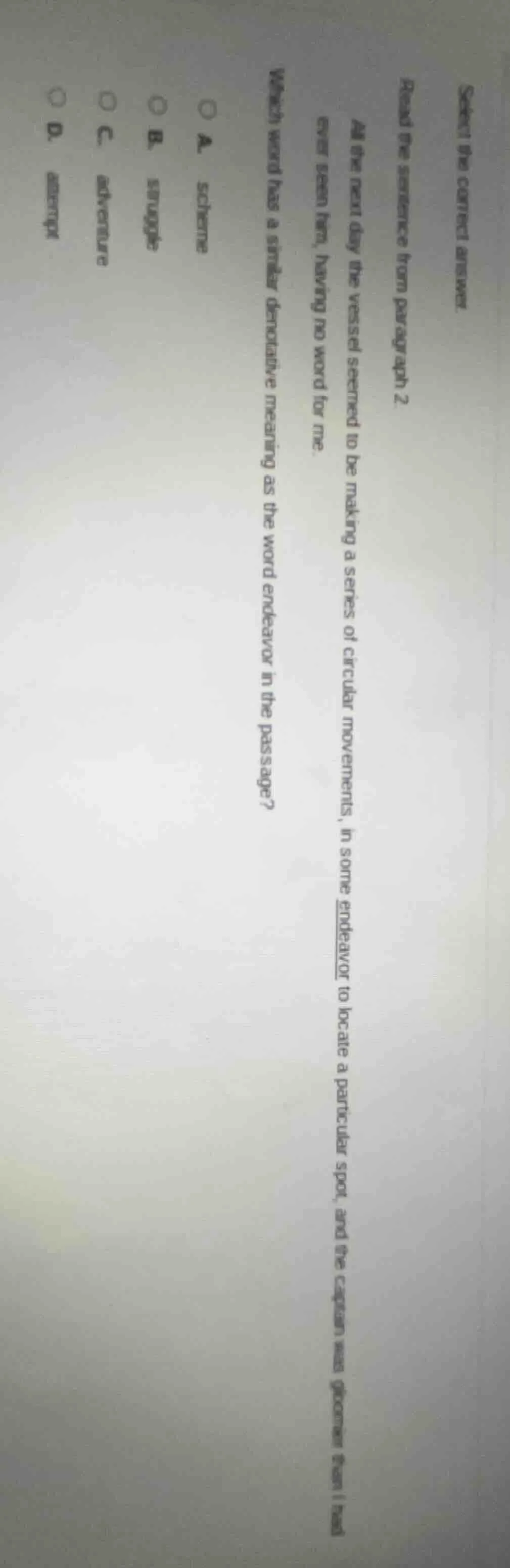 select the correct answer. read the sentence from paragraph 2 all the n…