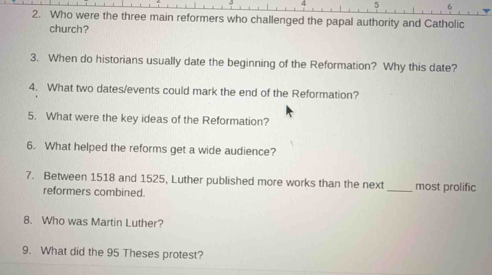 2. who were the three main reformers who challenged the papal authority…