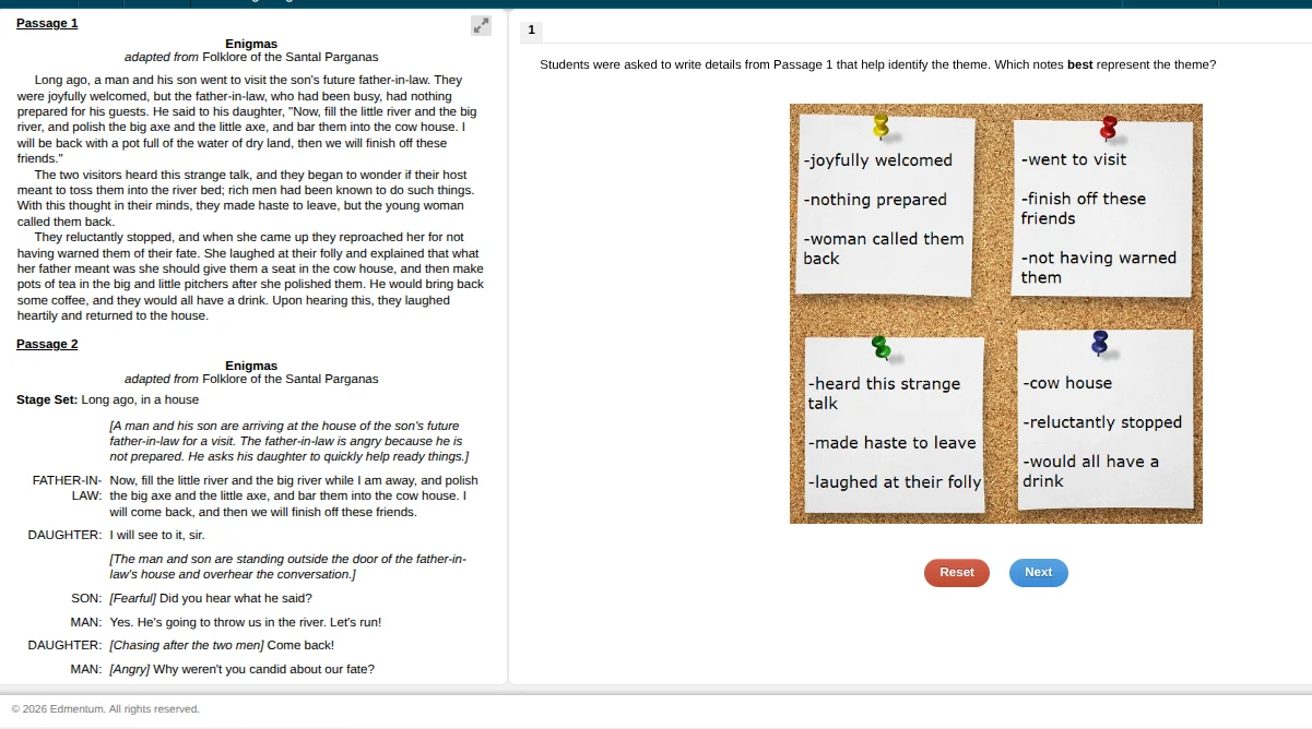 passage 1 enigmas adapted from folklore of the santal parganas long ago…