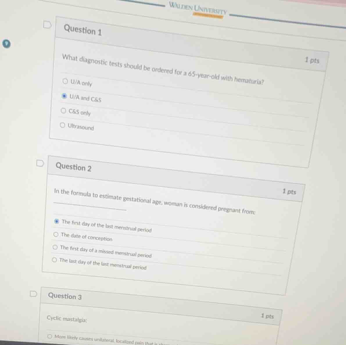 question 1 what diagnostic tests should be ordered for a 65 - year - ol…