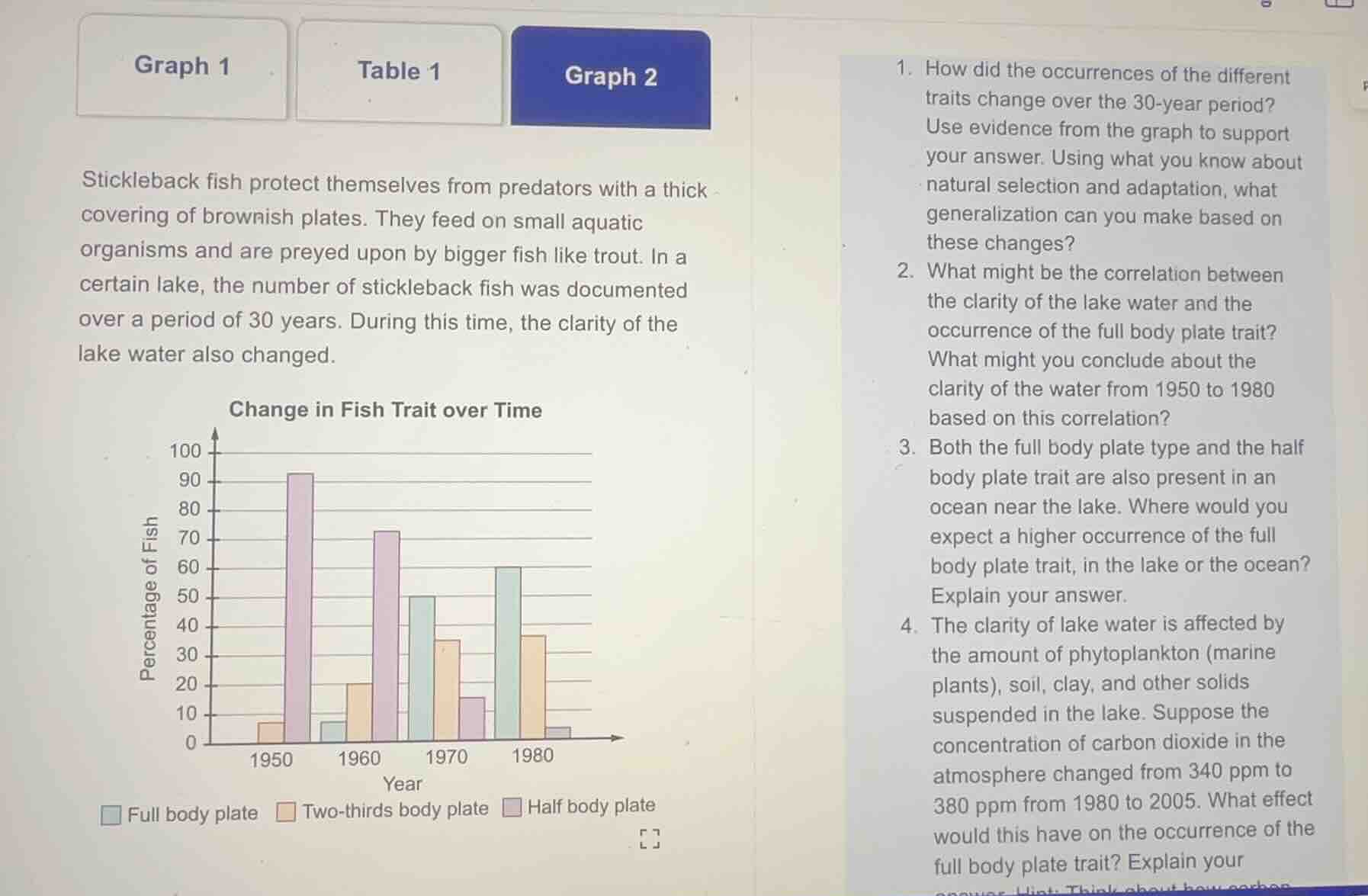 stickleback fish protect themselves from predators with a thick coverin…