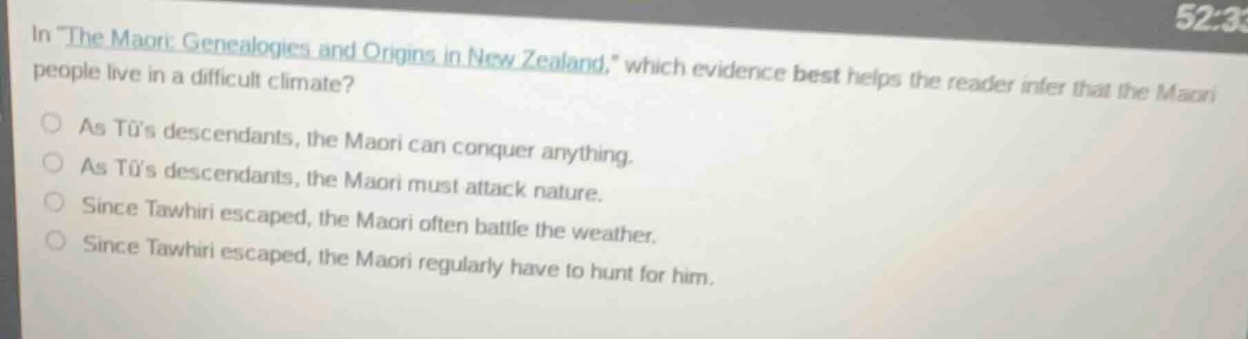 in \the maori: genealogies and origins in new zealand,\ which evidence …