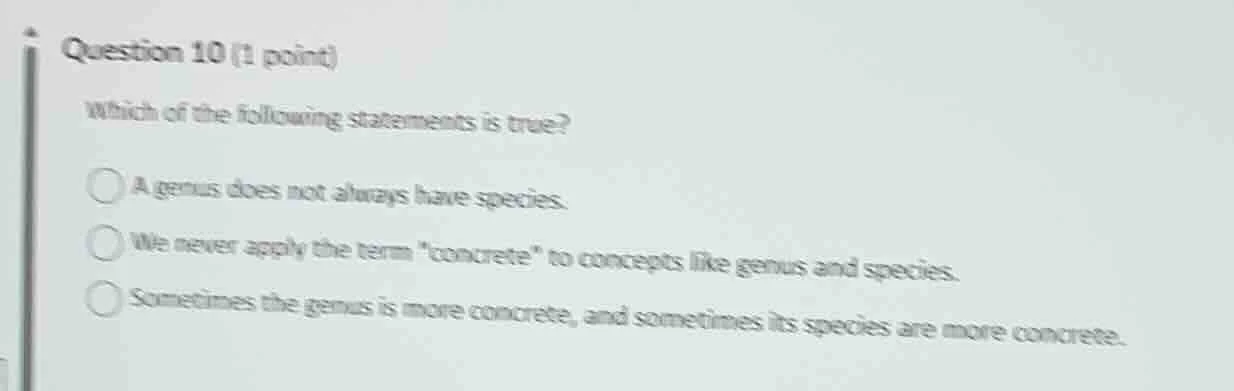 question 10 (1 point) which of the following statements is true? a genu…