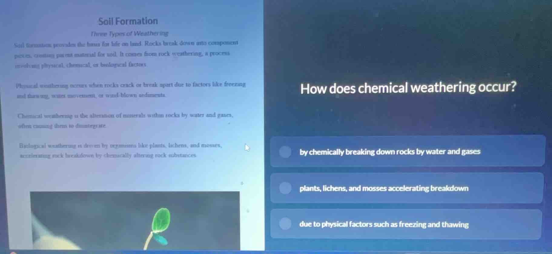 soil formation three types of weathering soil formation provides the ba…