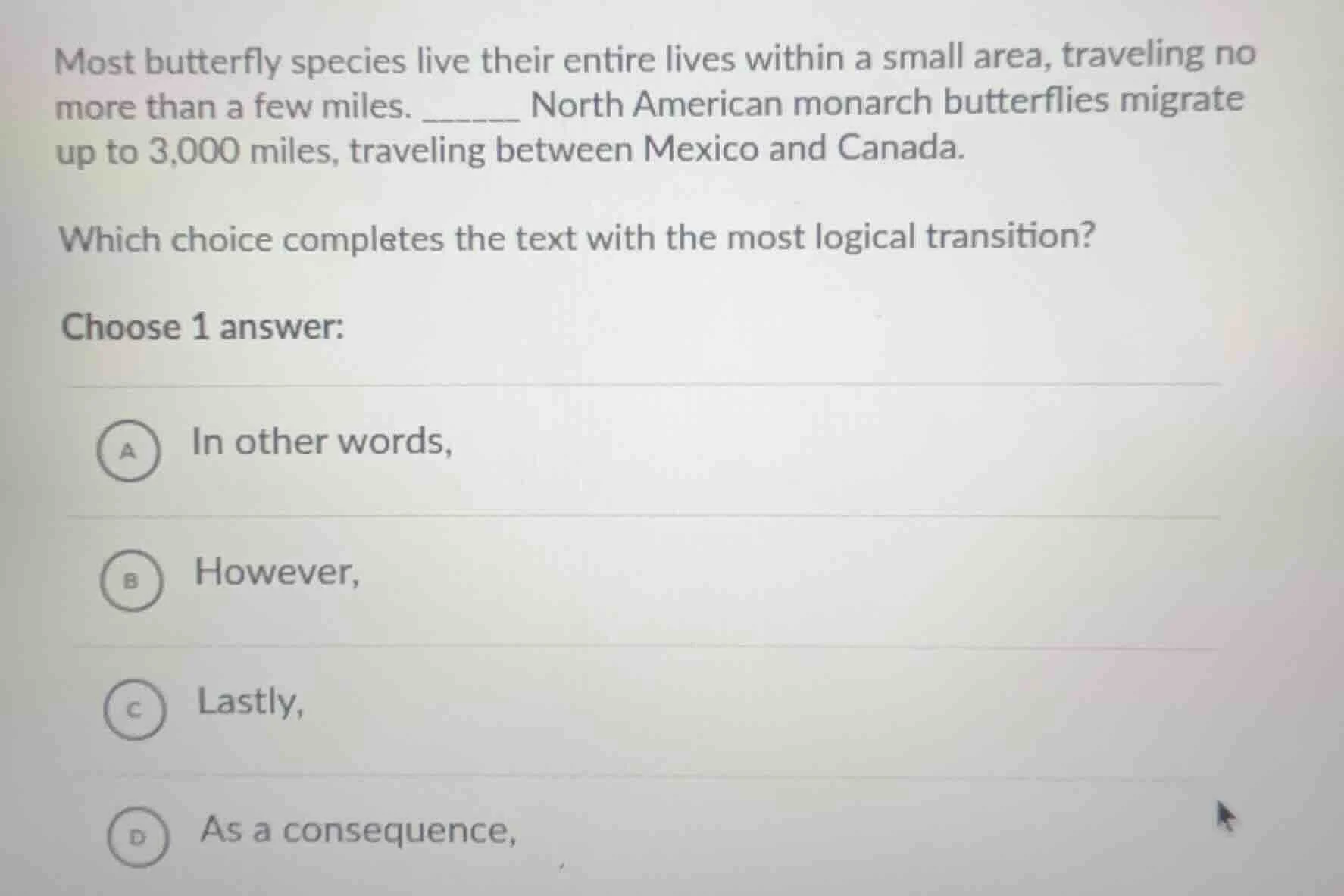 most butterfly species live their entire lives within a small area, tra…