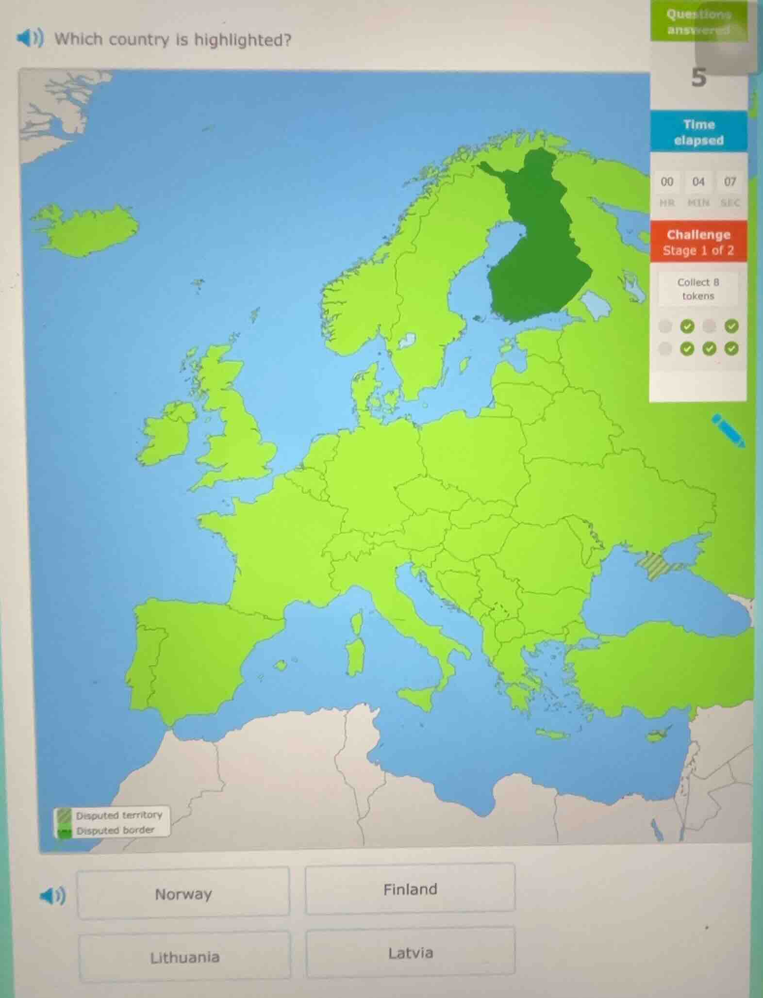 which country is highlighted? (map of europe with a country highlighted…