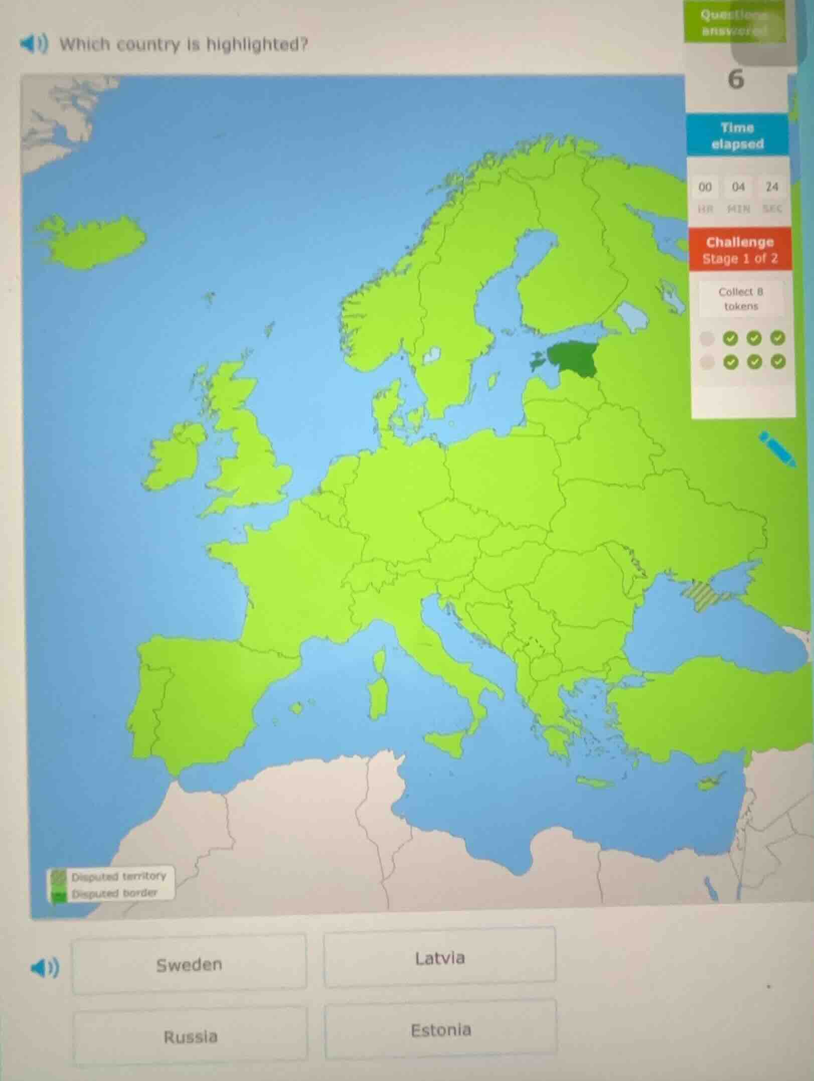 which country is highlighted? (map of europe with a highlighted country…