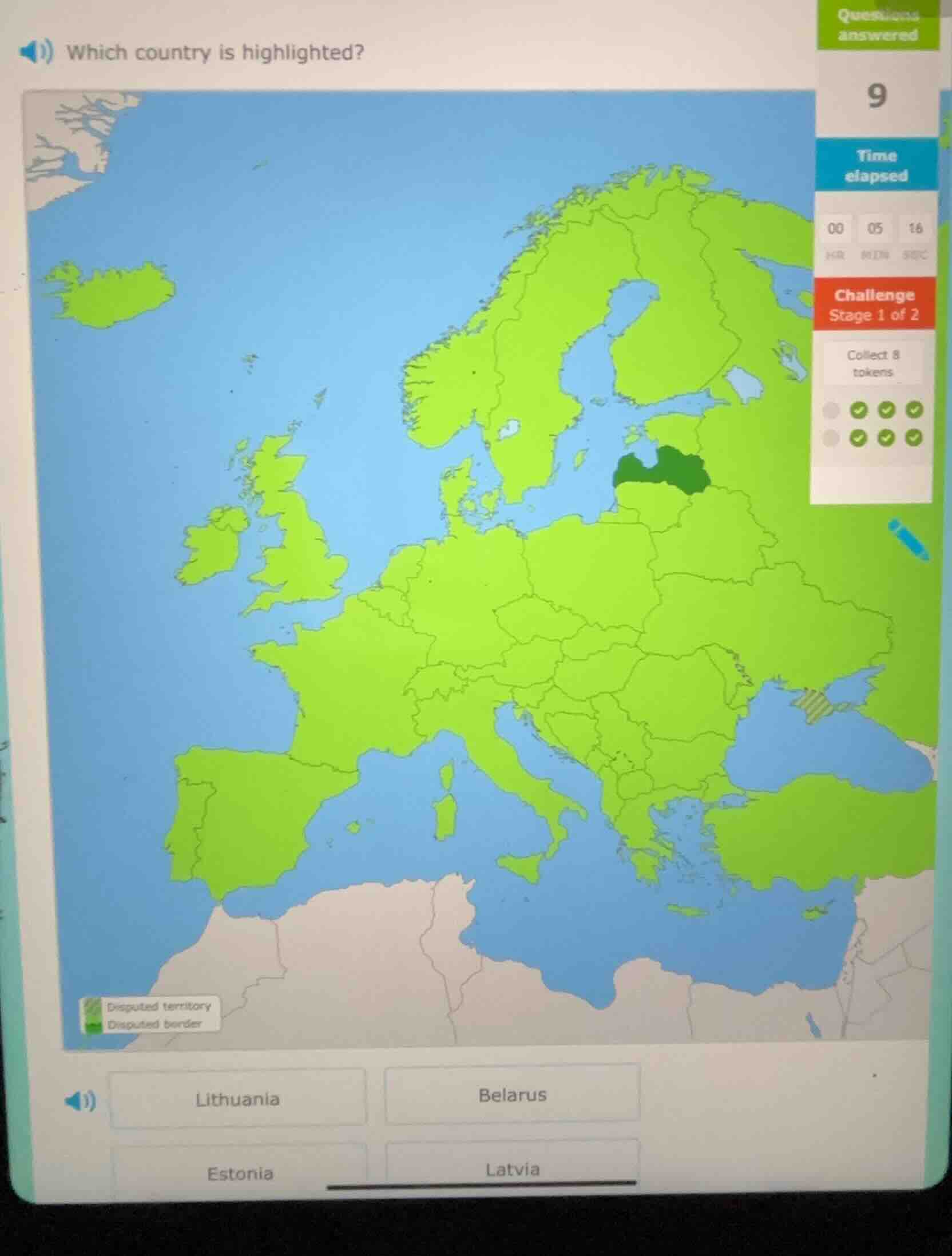 which country is highlighted? (map of europe with a highlighted country…