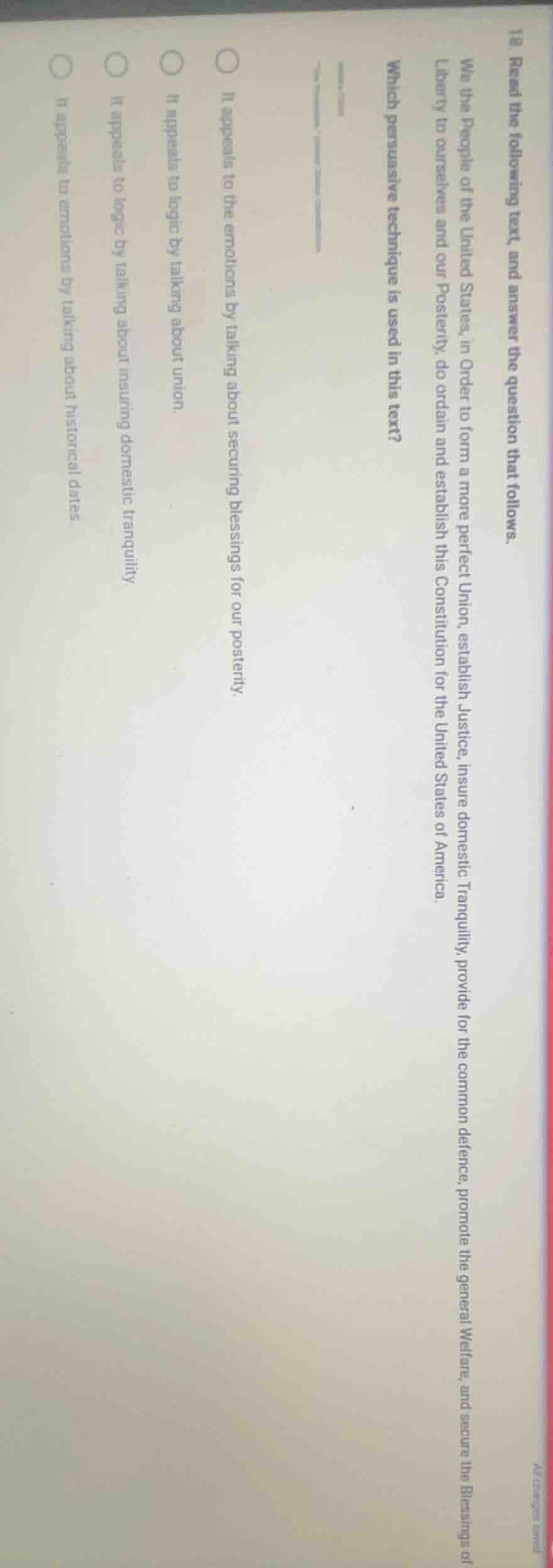 18. read the following text, and answer the question that follows. we t…