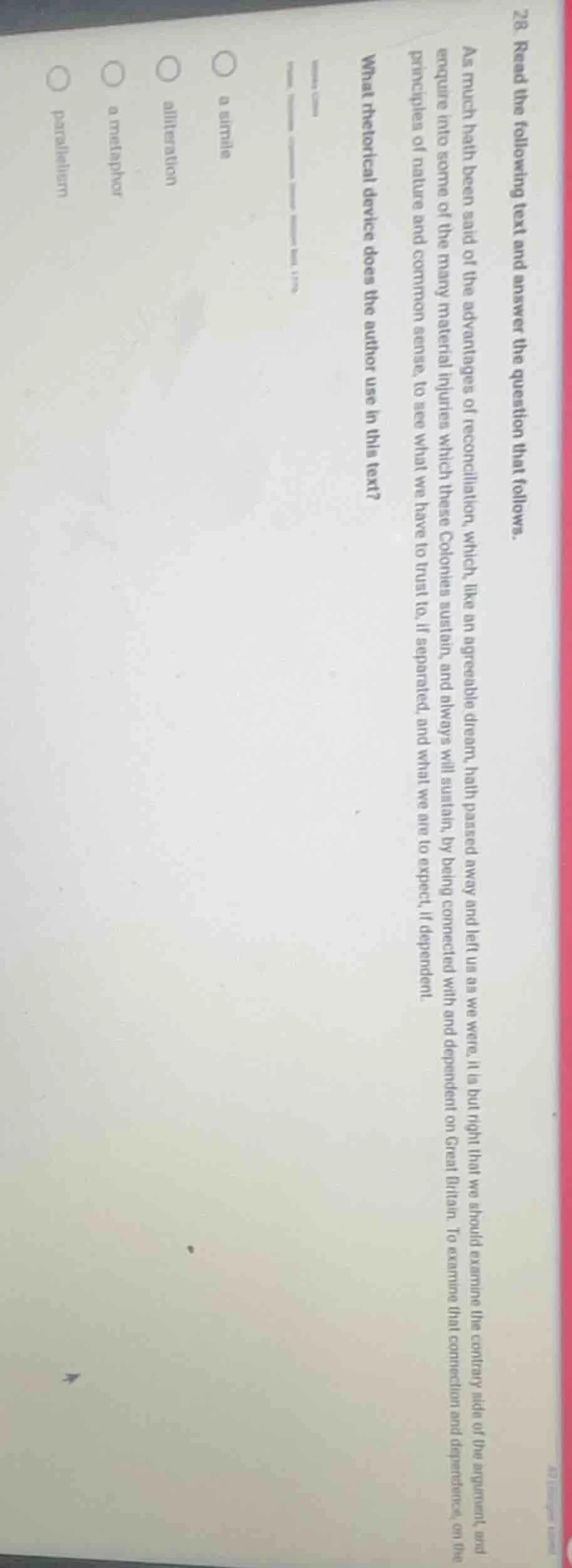 28. read the following text and answer the question that follows. as mu…