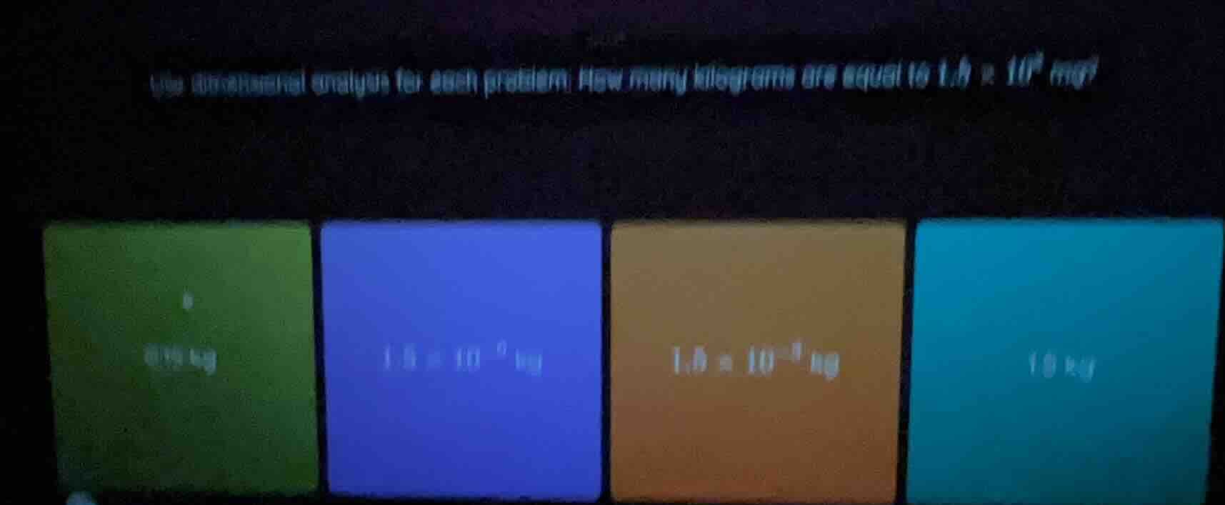 use dimensional analysis for each problem. how many kilograms are equal…