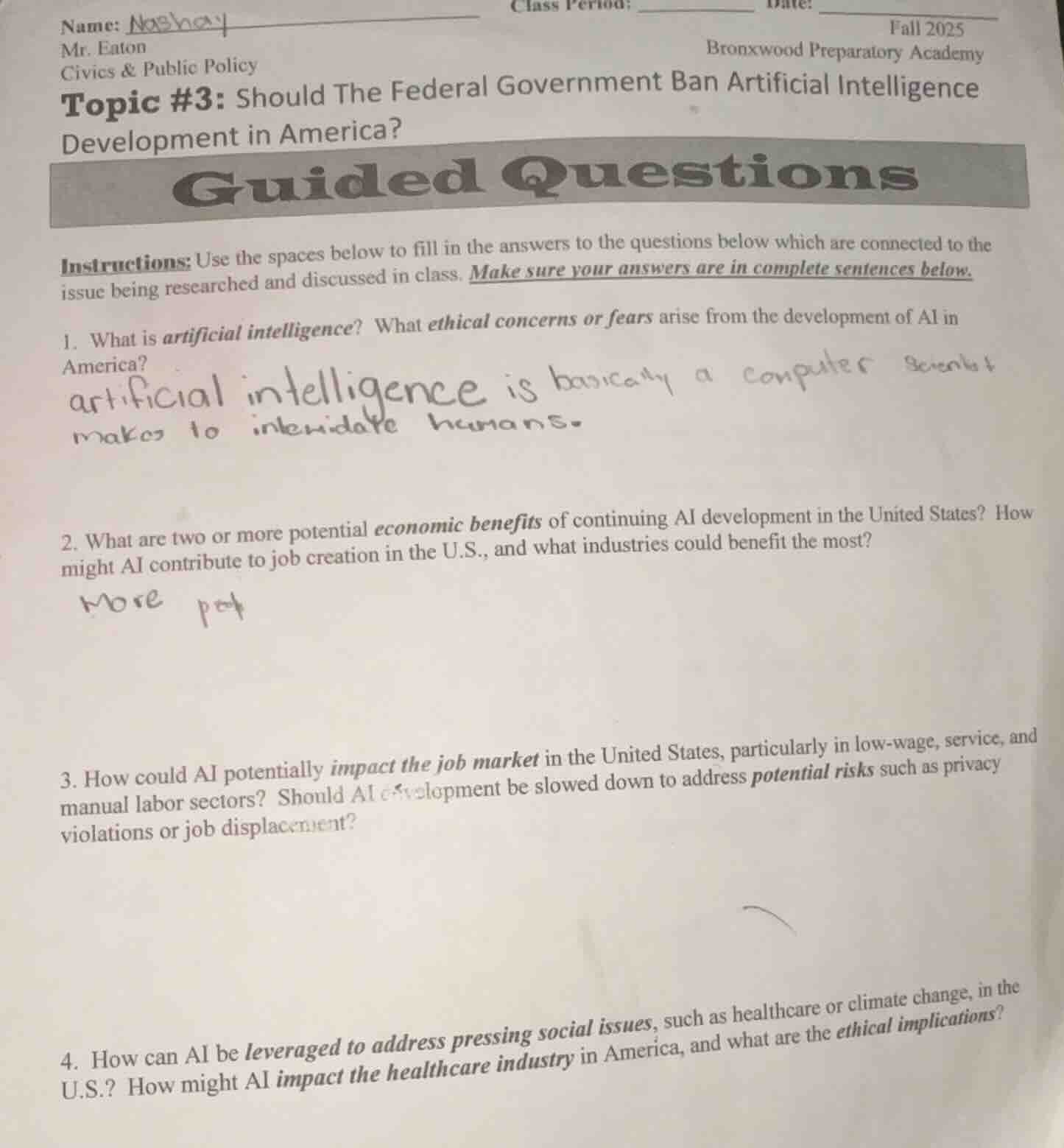 name: mr. eaton civics & public policy fall 2025 bronxwood preparatory …
