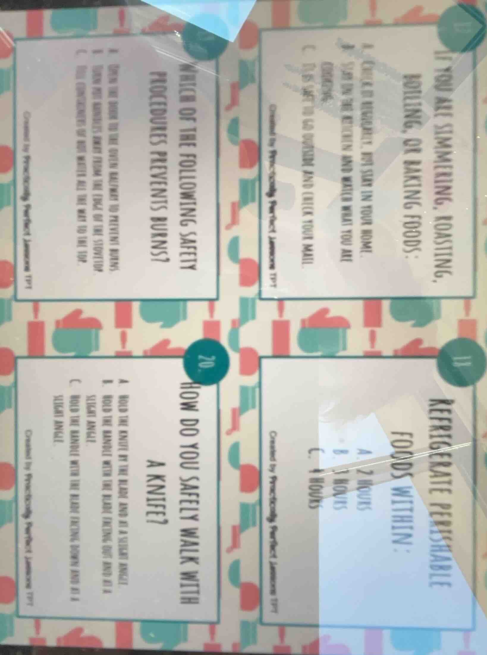 10. you are simmering, roasting, boiling, or baking foods: a. check it …