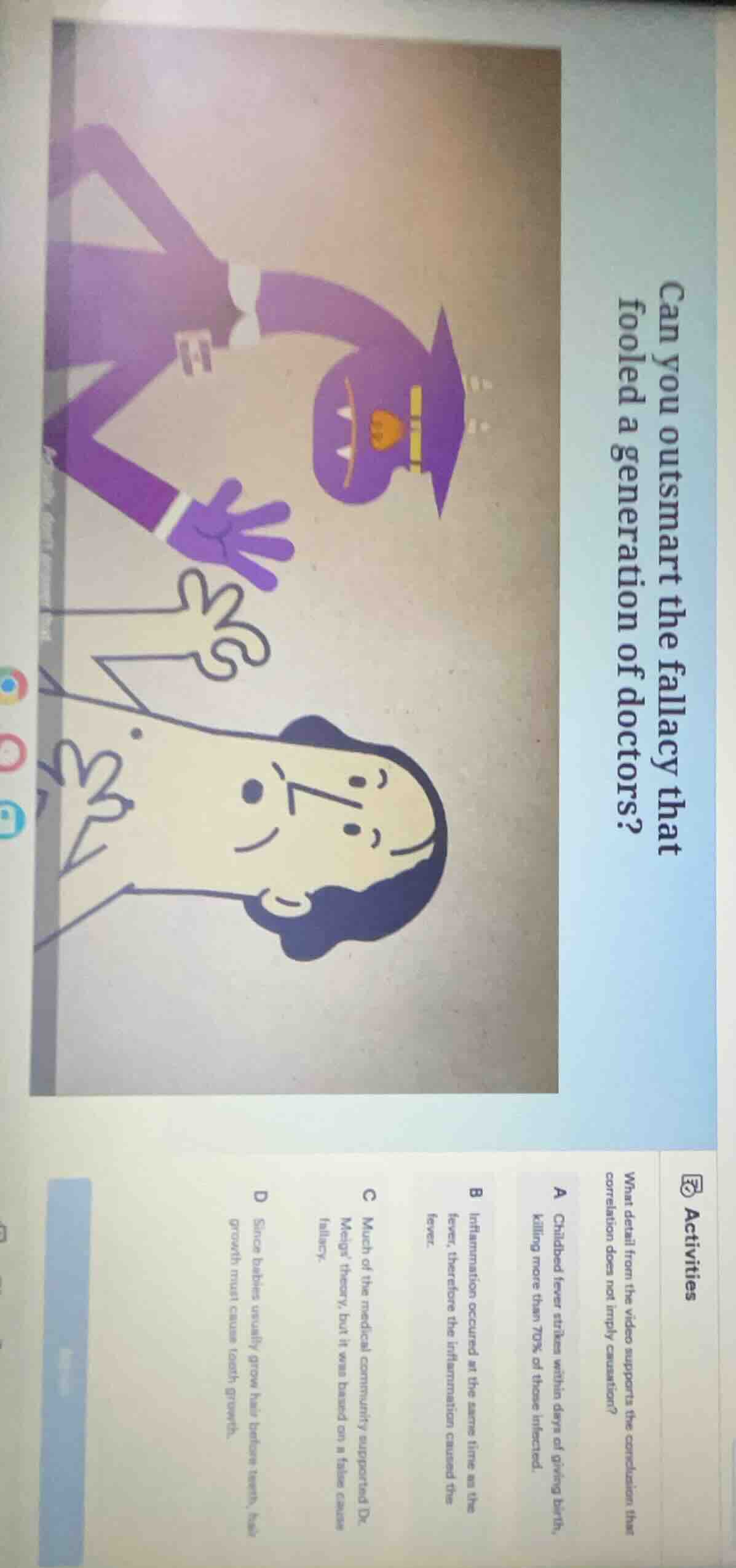 can you outsmart the fallacy that fooled a generation of doctors? activ…