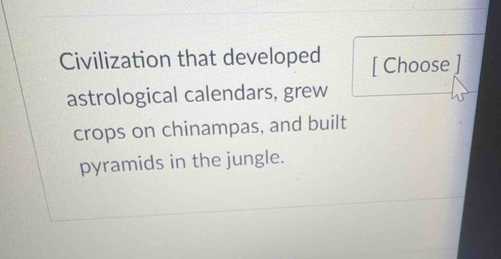 civilization that developed astrological calendars, grew crops on china…