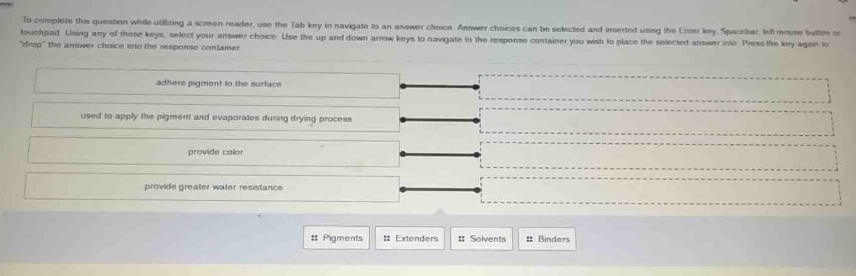 to complete this question while utilizing a screen reader, use the tab …