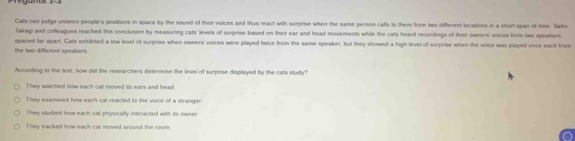 cats can judge unseen peoples positions in space by the sound of their …