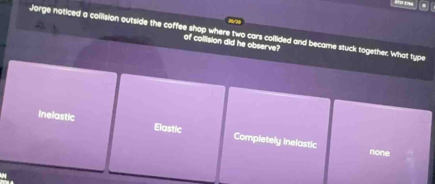 jorge noticed a collision outside the coffee shop where two cars collid…