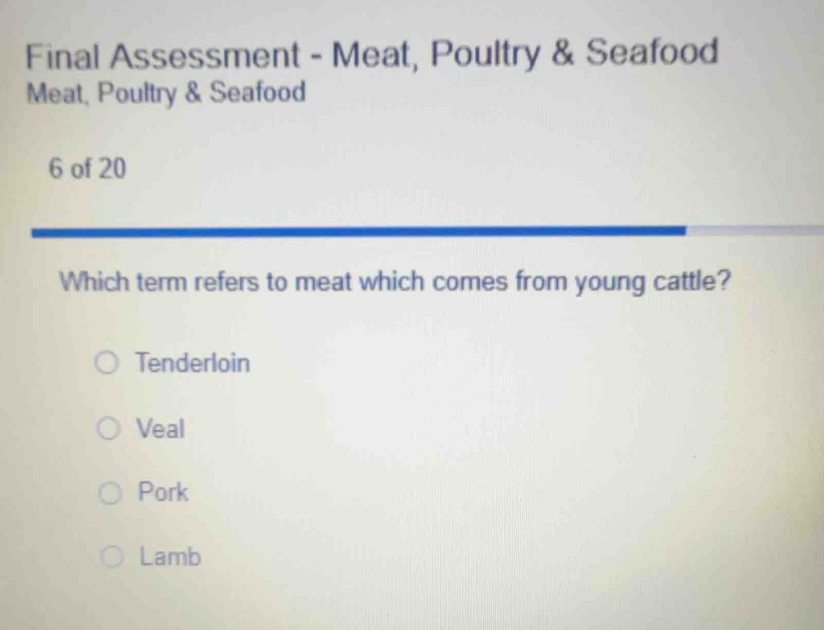final assessment - meat, poultry & seafood meat, poultry & seafood 6 of…