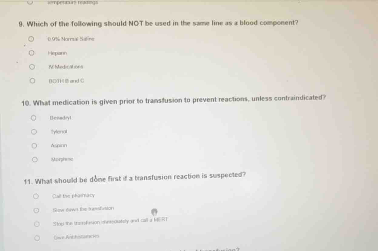 9. which of the following should not be used in the same line as a bloo…